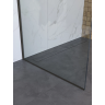 Душевая перегородка BELBAGNO UNO UNO-L-1-TB-100-C-GM 100 см, профиль оружейная сталь матовый, стекло прозрачное